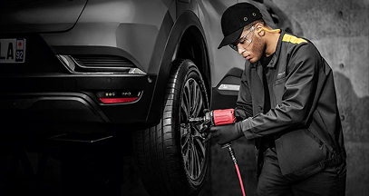 Установка колес и их упаковка